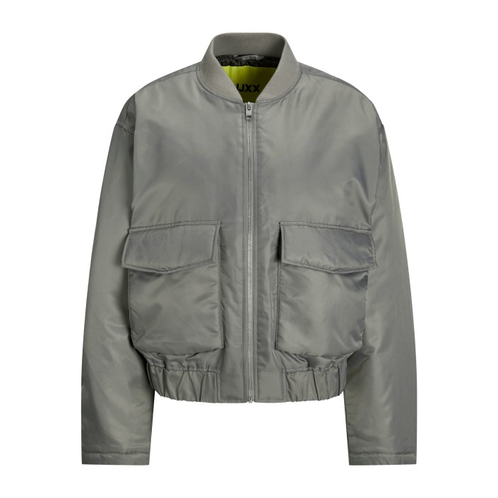 JACK&JONES ORIGINALS JXCAREN PADDED BOMBER OTW Gray Flannel | Freewear JXCAREN PADDED BOMBER OTW - www.freewear.nl - Freewear