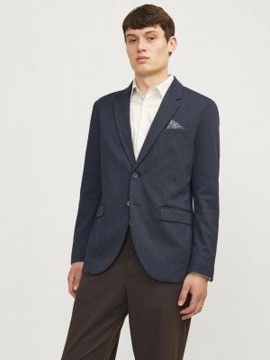 JACK%JONES PREMIUM JPRPRESTON SLIM FIT BLAZER SN Navy Blazer/SLIM FIT | Freewear JPRPRESTON SLIM FIT BLAZER SN - www.freewear.nl - Freewear
