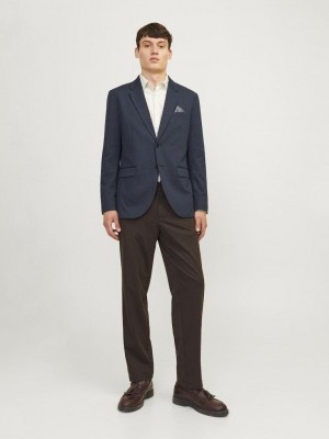 JACK%JONES PREMIUM JPRPRESTON SLIM FIT BLAZER SN Navy Blazer/SLIM FIT | Freewear JPRPRESTON SLIM FIT BLAZER SN - www.freewear.nl - Freewear