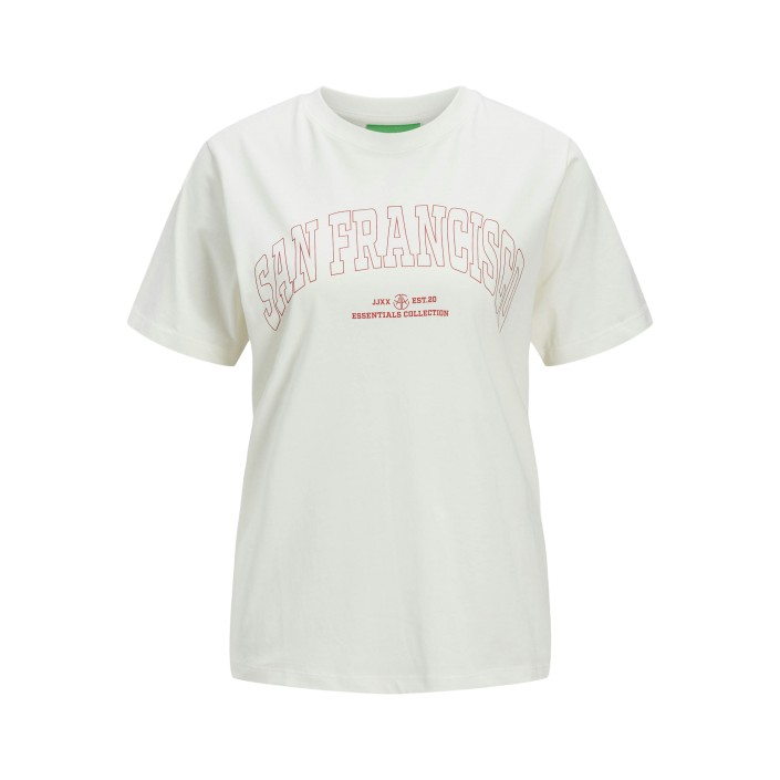 JACK&JONES ORIGINALS JXMERLE REG SS TEE JRS Vanilla Ice/SAN FRANCISCO | Freewear JXMERLE REG SS TEE JRS - www.freewear.nl - Freewear