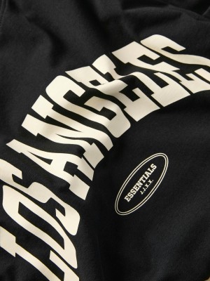 JACK&JONES ORIGINALS JXMERLE REG SS TEE JRS Black/LOS ANGELES | Freewear JXMERLE REG SS TEE JRS - www.freewear.nl - Freewear