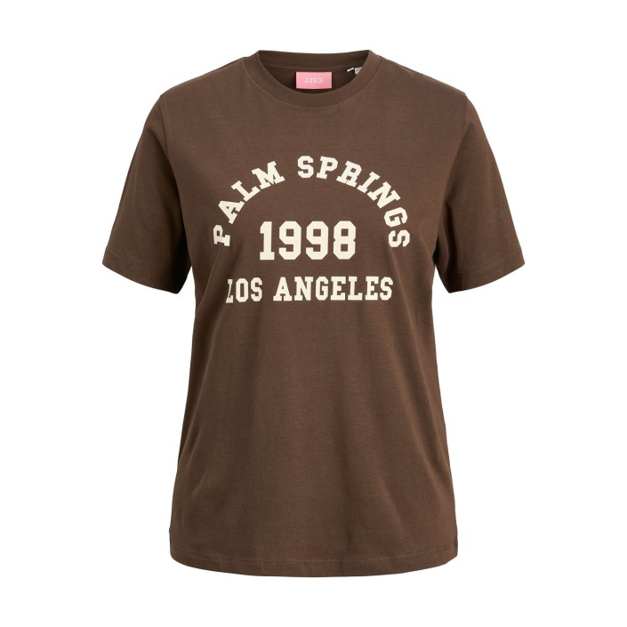 JACK&JONES ORIGINALS JXMERLE REG SS TEE JRS Bracken/PALM SPRINGS | Freewear JXMERLE REG SS TEE JRS - www.freewear.nl - Freewear