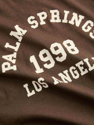 JACK&JONES ORIGINALS JXMERLE REG SS TEE JRS Bracken/PALM SPRINGS | Freewear JXMERLE REG SS TEE JRS - www.freewear.nl - Freewear