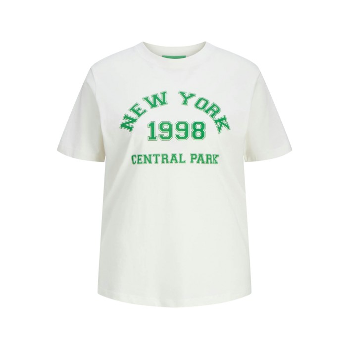 JACK&JONES ORIGINALS JXMERLE REG SS TEE JRS Vanilla Ice/GREEN NEW YORK | Freewear JXMERLE REG SS TEE JRS - www.freewear.nl - Freewear