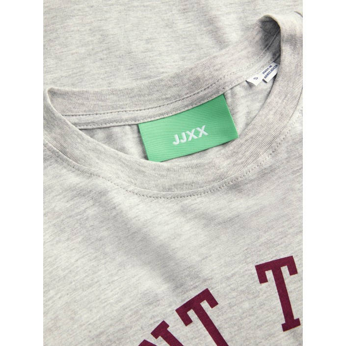JACK&JONES ORIGINALS JXMERLE REG SS TEE JRS Light Grey Melange/SAINT TROPEZ | Freewear JXMERLE REG SS TEE JRS - www.freewear.nl - Freewear