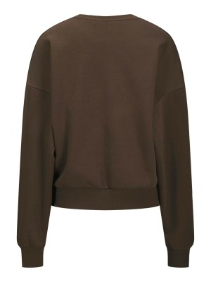 JACK&JONES ORIGINALS JXMERLE RLX SHORT LS CREW SWT LN Bracken/PALM SPRINGS | Freewear JXMERLE RLX SHORT LS CREW SWT LN - www.freewear.nl - Freewear