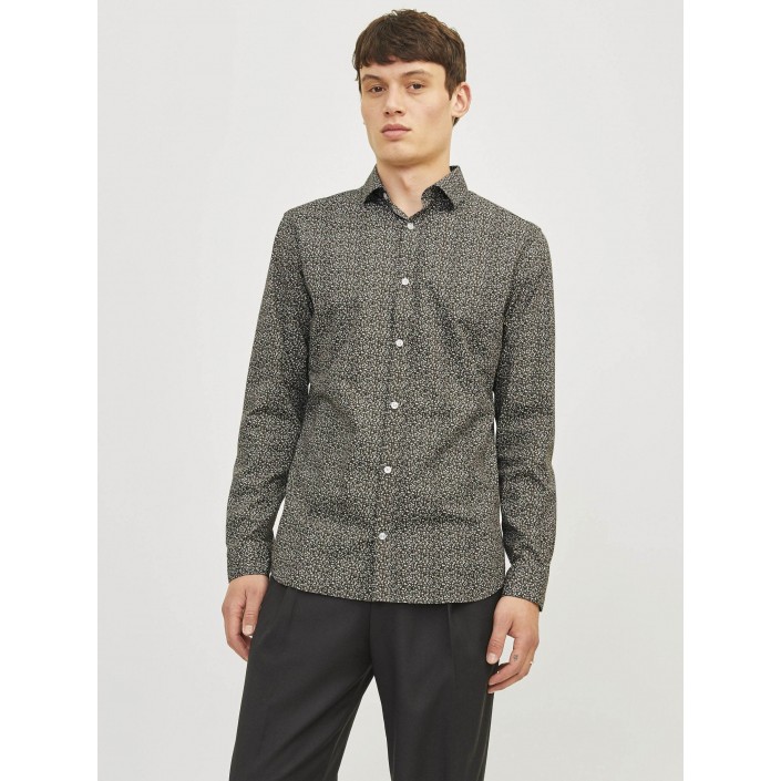 JACK%JONES PREMIUM JPRBLABLACKPOOL STRETCH LS SHIRT SN Peat/SLIM FIT | Freewear JPRBLABLACKPOOL STRETCH LS SHIRT SN - www.freewear.nl - Freewear