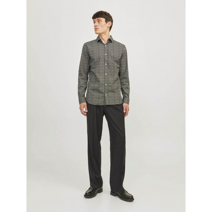 JACK%JONES PREMIUM JPRBLABLACKPOOL STRETCH LS SHIRT SN Peat/SLIM FIT | Freewear JPRBLABLACKPOOL STRETCH LS SHIRT SN - www.freewear.nl - Freewear