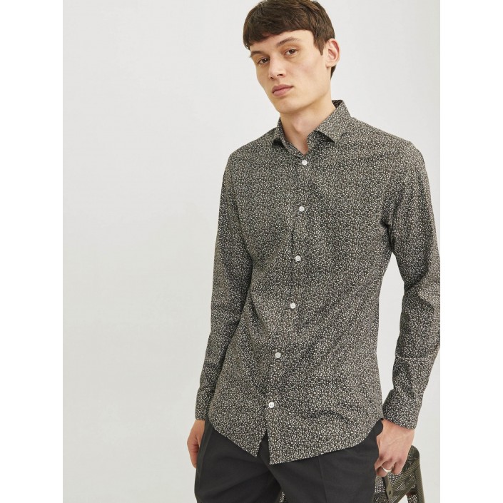 JACK%JONES PREMIUM JPRBLABLACKPOOL STRETCH LS SHIRT SN Peat/SLIM FIT | Freewear JPRBLABLACKPOOL STRETCH LS SHIRT SN - www.freewear.nl - Freewear