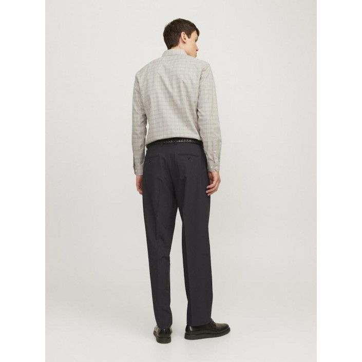 JACK%JONES PREMIUM JPRBLAPARKER CHECK L/S SHIRT SN Greige/SLIM FIT | Freewear JPRBLAPARKER CHECK L/S SHIRT SN - www.freewear.nl - Freewear