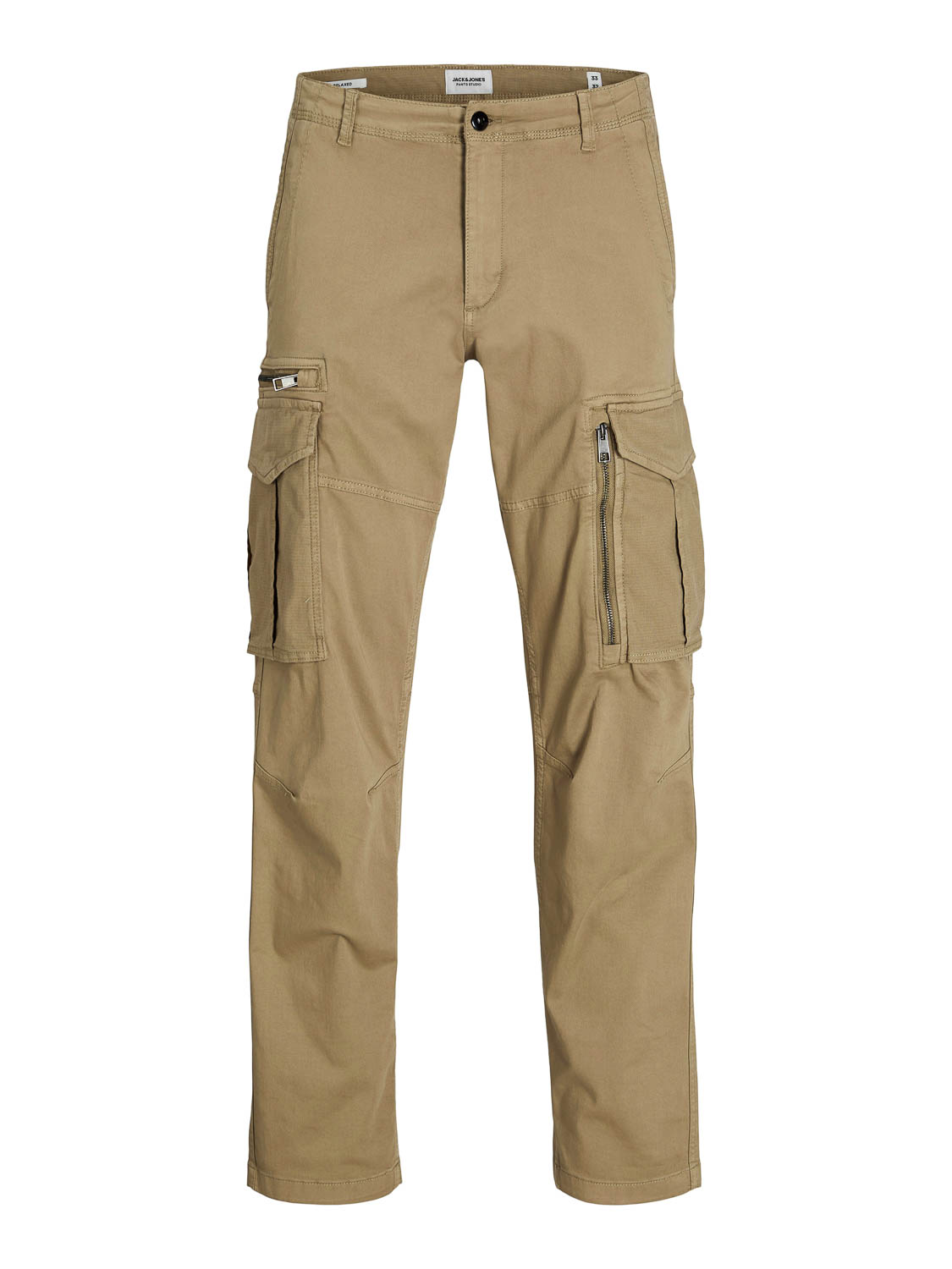Jack & Jones - kane cargo cruise relaxed fit bruin - W33 / L32