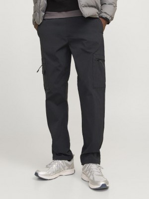 JACK&JONES ORIGINALS JPSTKANE JJARCHER TECH CARGO SN Black | Freewear JPSTKANE JJARCHER TECH CARGO SN - www.freewear.nl - Freewear