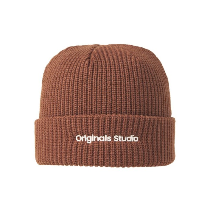 JACK&JONES ORIGINALS JACVESTERBRO BEANIE NOOS Brandy Brown | Freewear JACVESTERBRO BEANIE NOOS - www.freewear.nl - Freewear