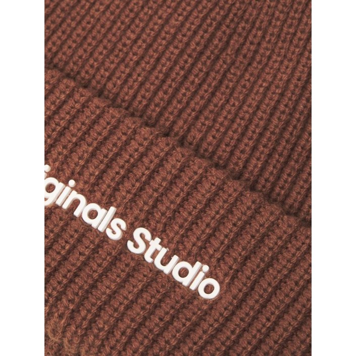 JACK&JONES ORIGINALS JACVESTERBRO BEANIE NOOS Brandy Brown | Freewear JACVESTERBRO BEANIE NOOS - www.freewear.nl - Freewear