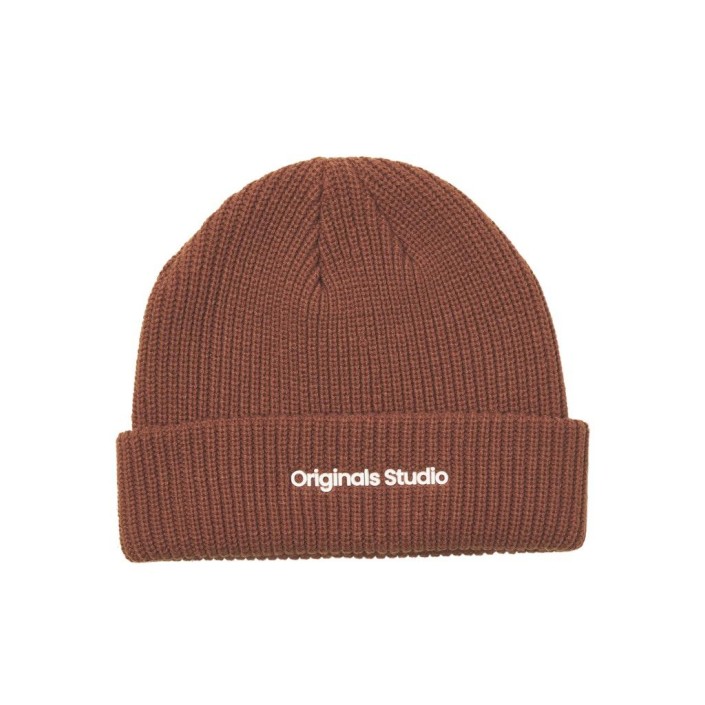 JACK&JONES ORIGINALS JACVESTERBRO BEANIE NOOS Brandy Brown | Freewear JACVESTERBRO BEANIE NOOS - www.freewear.nl - Freewear