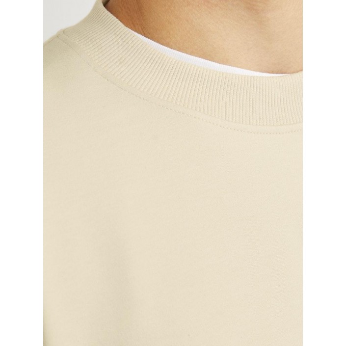 JACK%JONES PREMIUM JPRBLACHAD BRANDING SWEAT CREW NECK: Summer Sand | Freewear JPRBLACHAD BRANDING SWEAT CREW NECK: - www.freewear.nl - Freewear