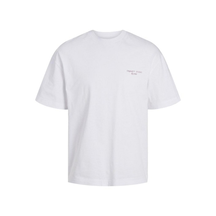 JACK&JONES ORIGINALS JORNOHO BACK GRAPHIC TEE SS CREW NE: Bright White | Freewear JORNOHO BACK GRAPHIC TEE SS CREW NE: - www.freewear.nl - Freewear