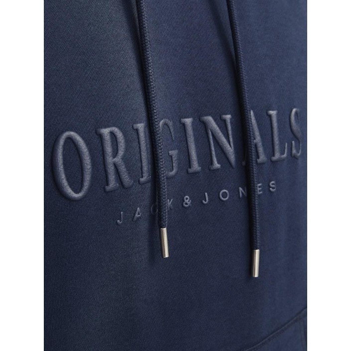 JACK&JONES ORIGINALS JORFREDERIKSBERG SWEAT HOOD SN Sky Captain | Freewear JORFREDERIKSBERG SWEAT HOOD SN - www.freewear.nl - Freewear