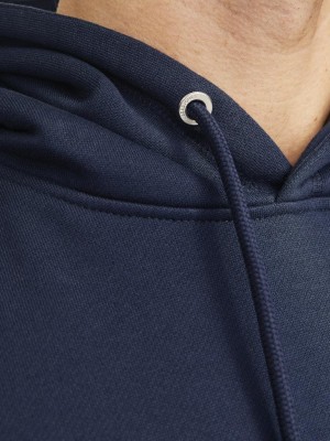 JACK&JONES ORIGINALS JORFREDERIKSBERG SWEAT HOOD SN Sky Captain | Freewear JORFREDERIKSBERG SWEAT HOOD SN - www.freewear.nl - Freewear