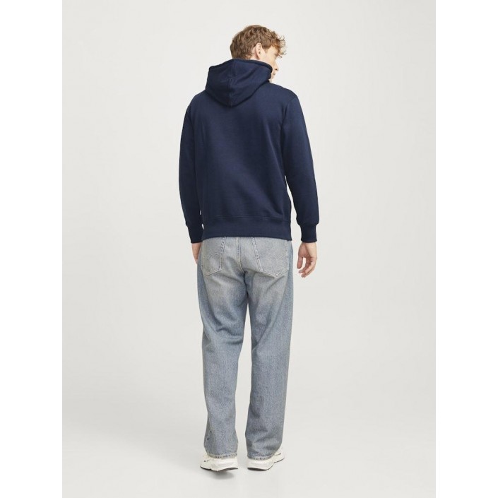 JACK&JONES ORIGINALS JORFREDERIKSBERG SWEAT HOOD SN Sky Captain | Freewear JORFREDERIKSBERG SWEAT HOOD SN - www.freewear.nl - Freewear