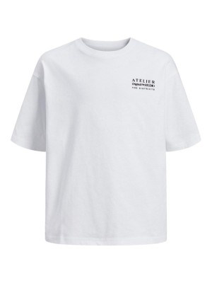 jack en jones boys JORBROOKLYN GRAPHIC BACK TEE SS C. : Bright White/VOLUME | Freewear JORBROOKLYN GRAPHIC BACK TEE SS C. : - www.freewear.nl - Freewear