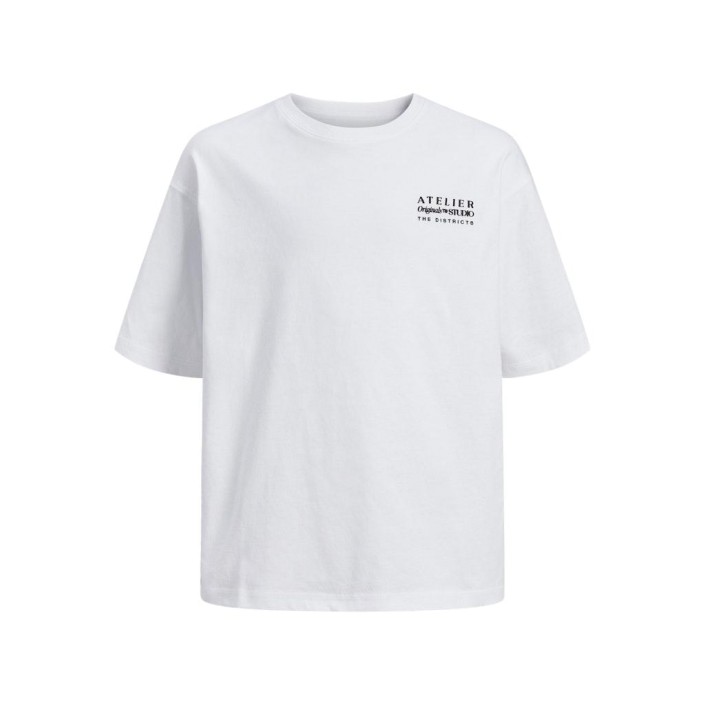 jack en jones boys JORBROOKLYN GRAPHIC BACK TEE SS C. : Bright White/VOLUME | Freewear JORBROOKLYN GRAPHIC BACK TEE SS C. : - www.freewear.nl - Freewear