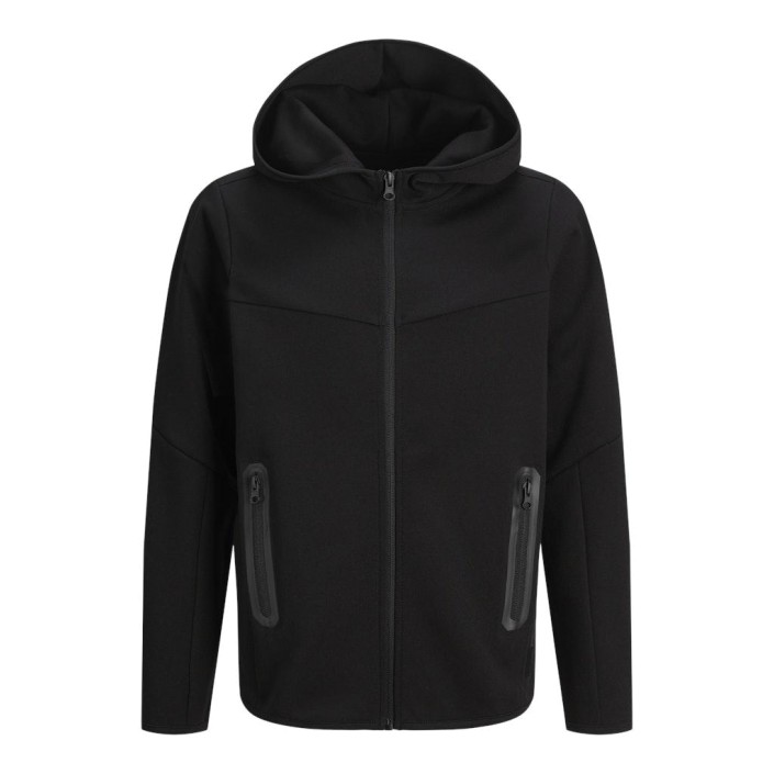 jack en jones boys JCOFUSION SWEAT ZIP HOOD NOOS JNR Black | Freewear JCOFUSION SWEAT ZIP HOOD NOOS JNR - www.freewear.nl - Freewear
