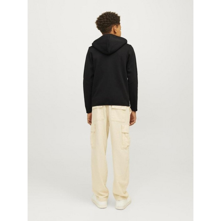jack en jones boys JCOFUSION SWEAT ZIP HOOD NOOS JNR Black | Freewear JCOFUSION SWEAT ZIP HOOD NOOS JNR - www.freewear.nl - Freewear