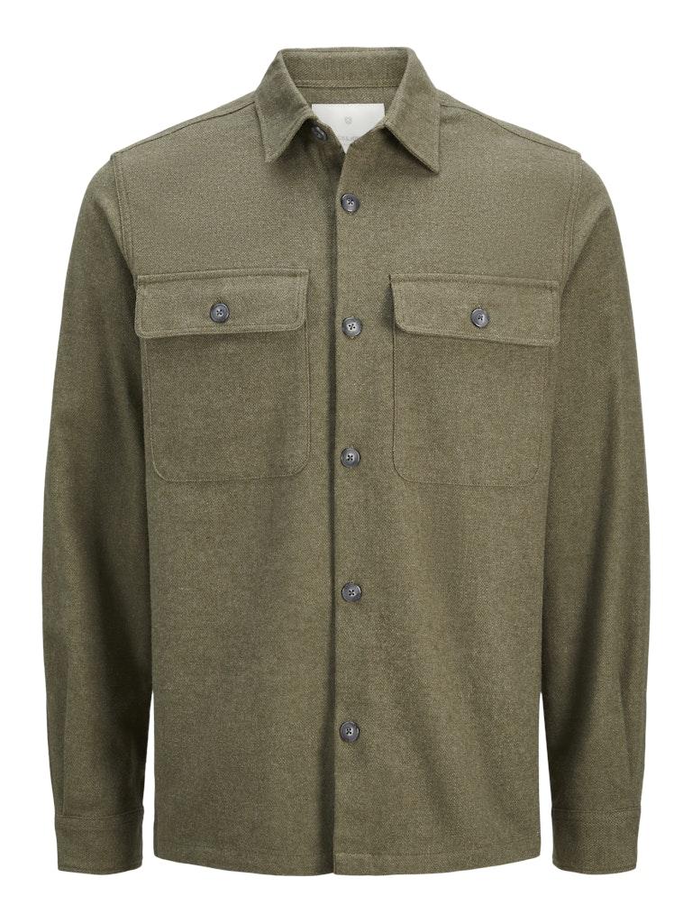 Jack and Jones Jprraymond Melange Solid Ls Overshi: