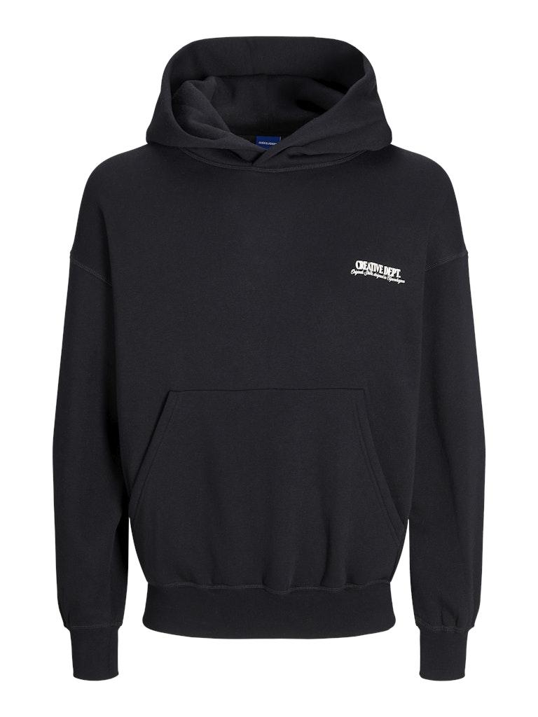 Jack & Jones Heren Sweatshirt JORROXBURY bequem Zwart XXL Volwassenen
