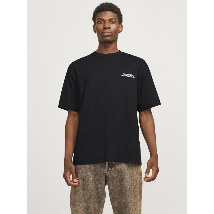 JACK&JONES ORIGINALS JORROXBURY TYPE TEE SS CREW NECK Black | Freewear JORROXBURY TYPE TEE SS CREW NECK - www.freewear.nl - Freewear