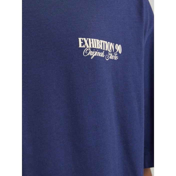 JACK&JONES ORIGINALS JORROXBURY TYPE TEE SS CREW NECK Ocean Cavern | Freewear JORROXBURY TYPE TEE SS CREW NECK - www.freewear.nl - Freewear