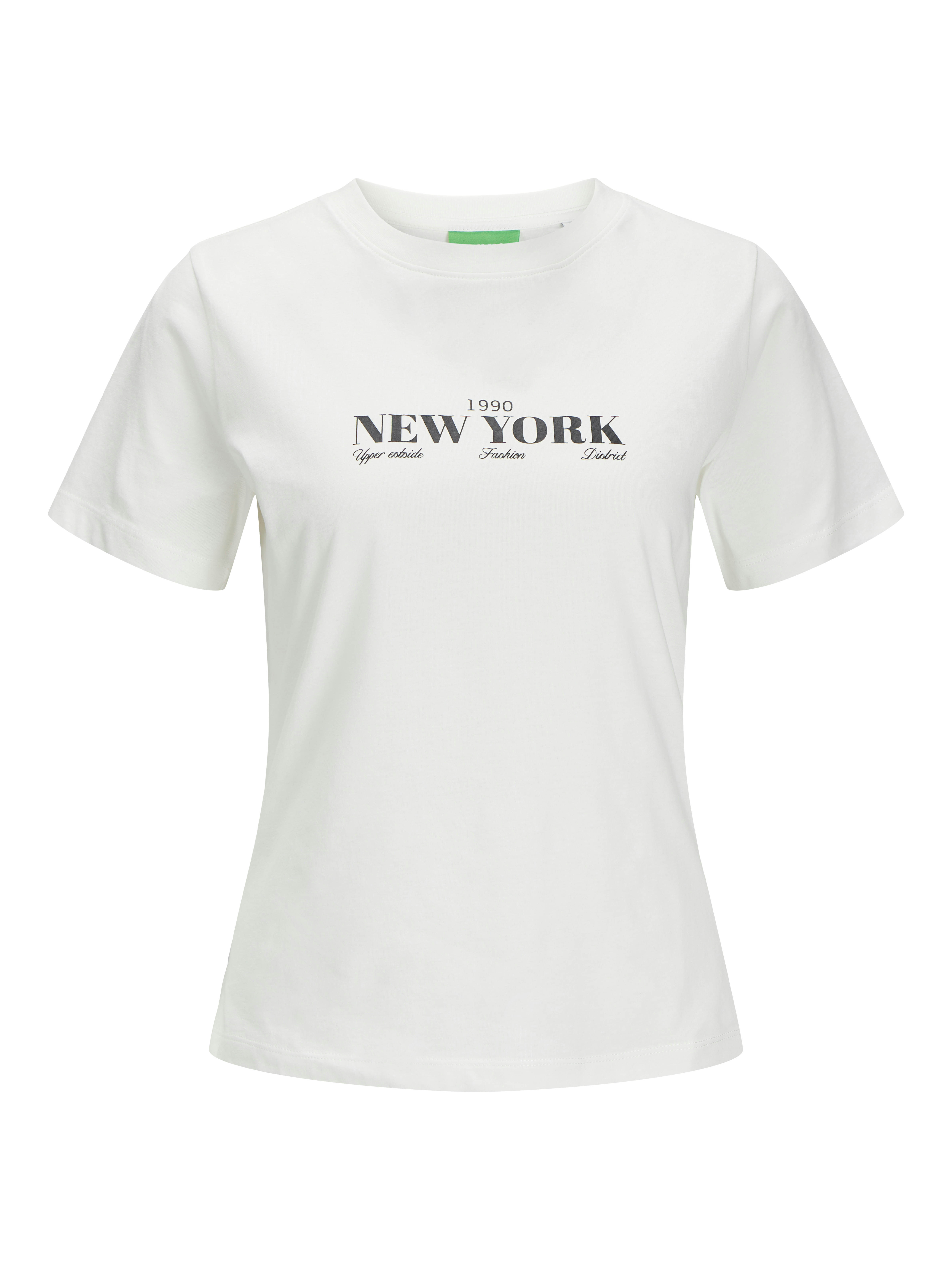 Jack and Jones Jxlinnea Reg Ss Print Tee Jrs Sn