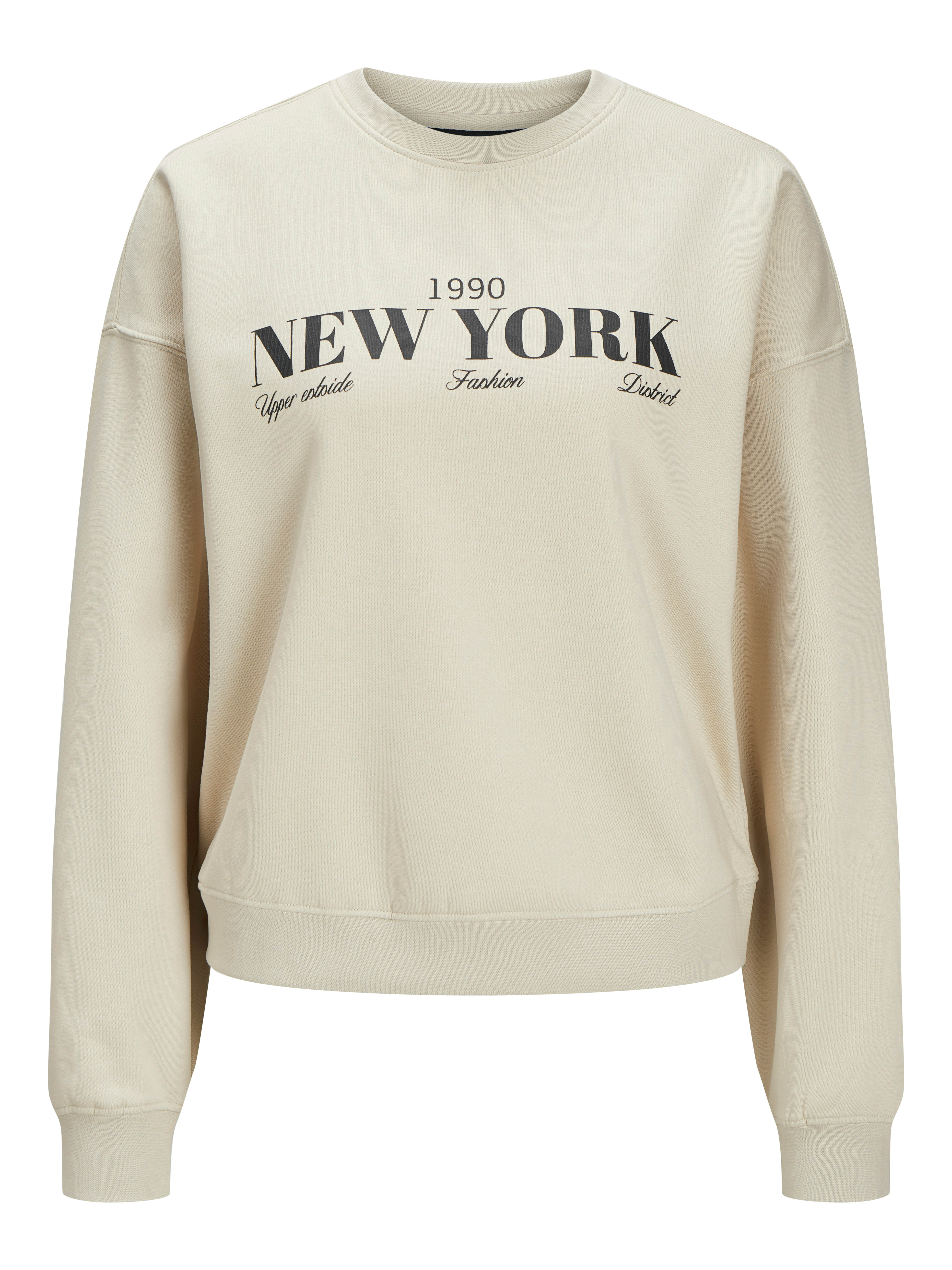 Jack and Jones Jxcilla Rlx Ls Print Crew Swt