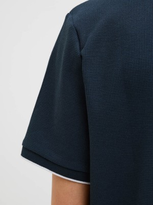 Jack & Jones:JACK&JONES ESSENTIALS JJEAUSTIN POLO SS NOOS Sky Captain/Play | Freewear JJEAUSTIN POLO SS NOOS - www.freewear.nl - Freewear