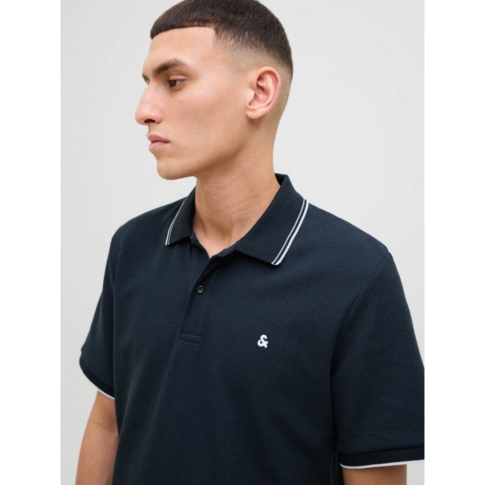 Jack & Jones:JACK&JONES ESSENTIALS JJEAUSTIN POLO SS NOOS Sky Captain/Play | Freewear JJEAUSTIN POLO SS NOOS - www.freewear.nl - Freewear