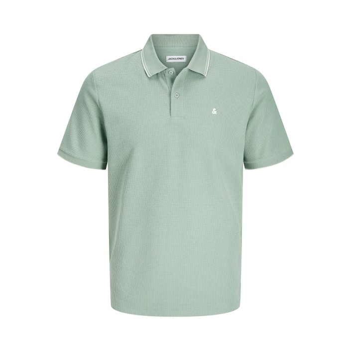 Jack & Jones:JACK&JONES ESSENTIALS JJEAUSTIN POLO SS NOOS Iceberg Green/Play | Freewear JJEAUSTIN POLO SS NOOS - www.freewear.nl - Freewear