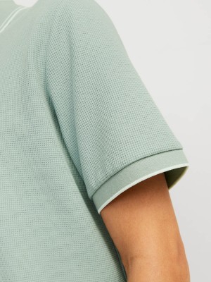 Jack & Jones:JACK&JONES ESSENTIALS JJEAUSTIN POLO SS NOOS Iceberg Green/Play | Freewear JJEAUSTIN POLO SS NOOS - www.freewear.nl - Freewear