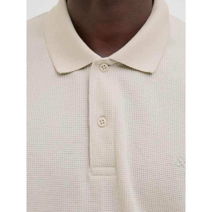 Jack & Jones:JACK&JONES ESSENTIALS JJEAUSTIN POLO SS NOOS Moonbeam/Classic | Freewear JJEAUSTIN POLO SS NOOS - www.freewear.nl - Freewear