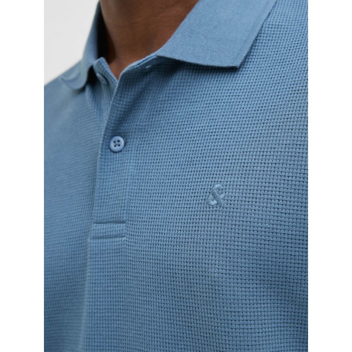 Jack & Jones:JACK&JONES ESSENTIALS JJEAUSTIN POLO SS NOOS Oceanview/Classic | Freewear JJEAUSTIN POLO SS NOOS - www.freewear.nl - Freewear