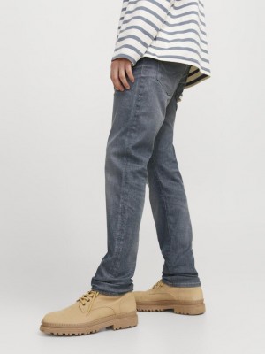 JACK&JONES INTELLIGENCE JJIGLENN JJICON JJ 619 50SPS NOOS Grey Denim | Freewear JJIGLENN JJICON JJ 619 50SPS NOOS - www.freewear.nl - Freewear