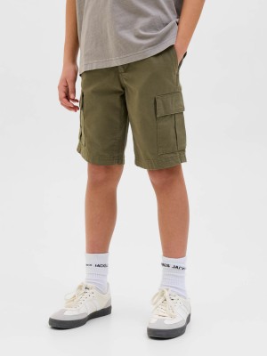 jack en jones boys JPSTCOLE BARKLEY JJCARGO SHORTS SN : Olive Night | Freewear JPSTCOLE BARKLEY JJCARGO SHORTS SN : - www.freewear.nl - Freewear