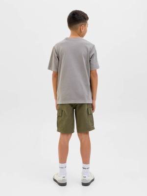 jack en jones boys JPSTCOLE BARKLEY JJCARGO SHORTS SN : Olive Night | Freewear JPSTCOLE BARKLEY JJCARGO SHORTS SN : - www.freewear.nl - Freewear