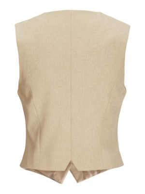 JACK&JONES ORIGINALS JXELLIS STRUCTURED WAISTCOAT TLR Feather Gray/STRUCTURED | Freewear JXELLIS STRUCTURED WAISTCOAT TLR - www.freewear.nl - Freewear