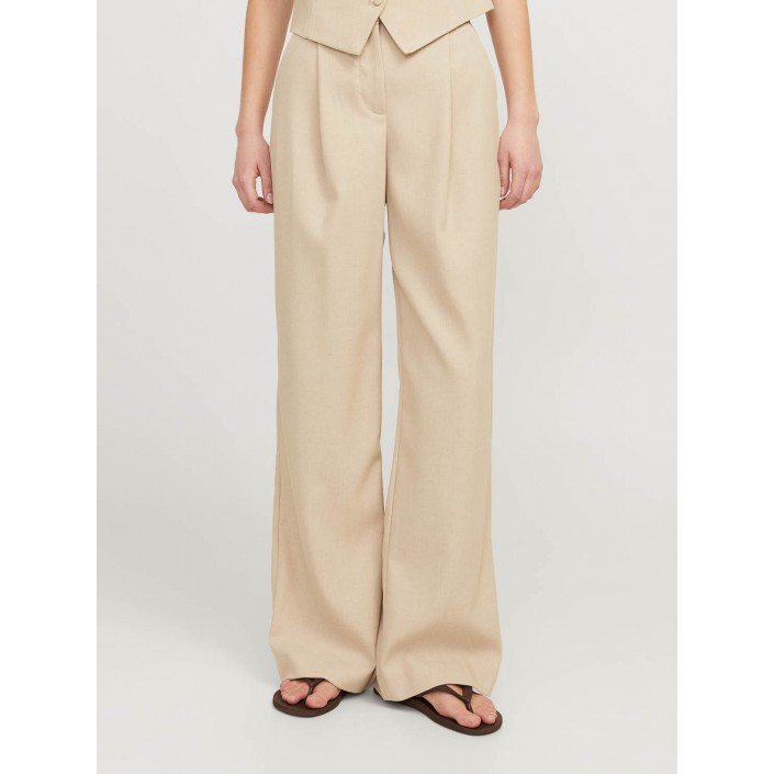 JACK&JONES ORIGINALS JXELLIS STRUCTURED WIDE HW PANT TLR: Feather Gray/STRUCTURED | Freewear JXELLIS STRUCTURED WIDE HW PANT TLR: - www.freewear.nl - Freewear