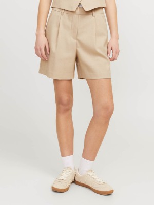 JACK&JONES ORIGINALS JXELLIS STRUCTURED WIDE HW SHORTS T: Feather Gray/STRUCTURED | Freewear JXELLIS STRUCTURED WIDE HW SHORTS T: - www.freewear.nl - Freewear