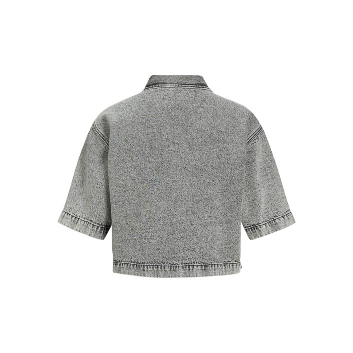 JACK&JONES ORIGINALS JXSANDY COMFORT SS DENIM SHIRT DNM : Light Grey Denim | Freewear JXSANDY COMFORT SS DENIM SHIRT DNM : - www.freewear.nl - Freewear