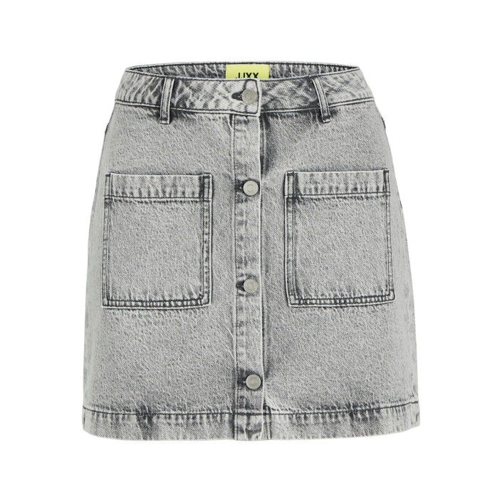 JACK&JONES ORIGINALS JXSANDY SHORT MW PKT DENIM SKIRT DN: Light Grey Denim | Freewear JXSANDY SHORT MW PKT DENIM SKIRT DN: - www.freewear.nl - Freewear