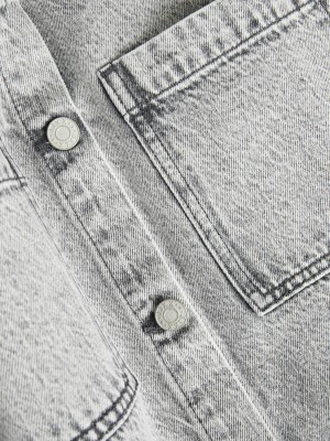 JACK&JONES ORIGINALS JXSANDY SHORT MW PKT DENIM SKIRT DN: Light Grey Denim | Freewear JXSANDY SHORT MW PKT DENIM SKIRT DN: - www.freewear.nl - Freewear