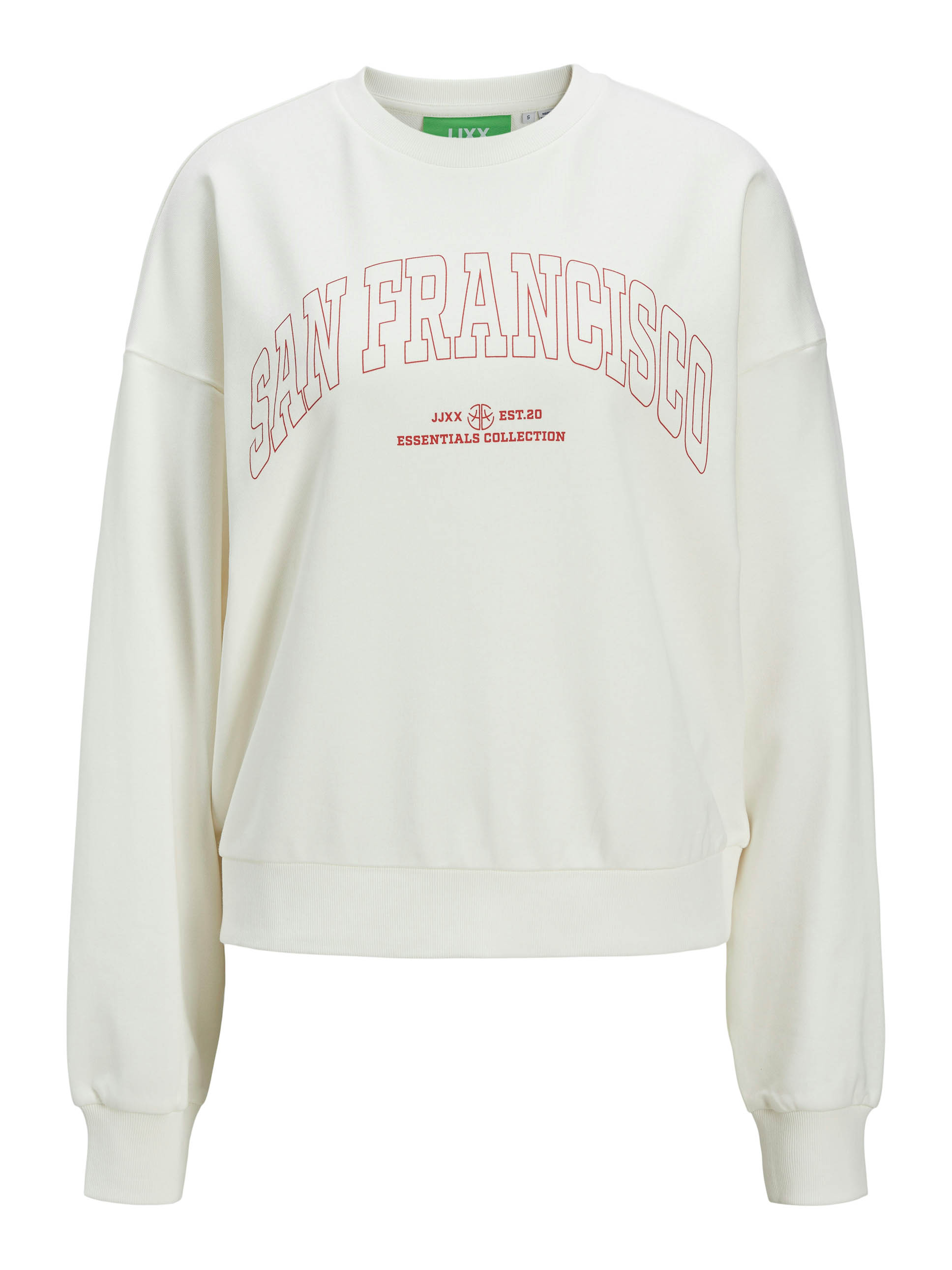 Jack and Jones Jxmerle Spring Rlx Short Ls Crew Sw: